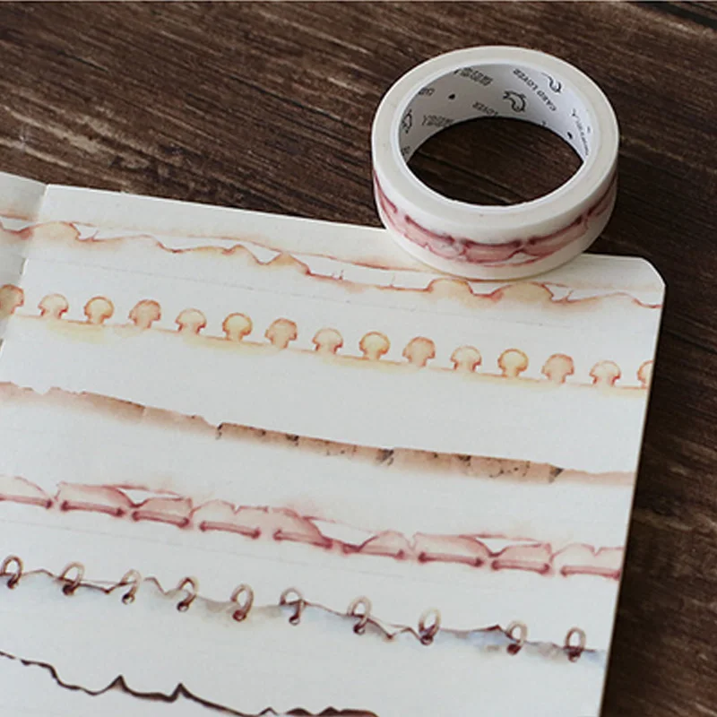 

1.5cm*7m Vintage Base texture washi tape DIY decorative scrapbooking planner masking adhesive tape label sticker stationery