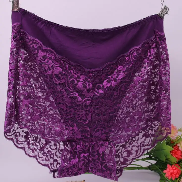 

AS13 Women's sexy lace panties seamless cotton breathable panty Plus Size high waist women underwear