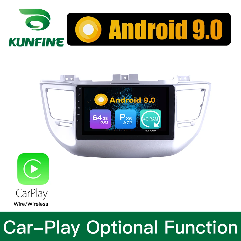 Android 9 0 Ram 4G Rom 64G PX6 Cortex A72 автомобильный DVD GPS мультимедийный плеер стерео для Hyundai