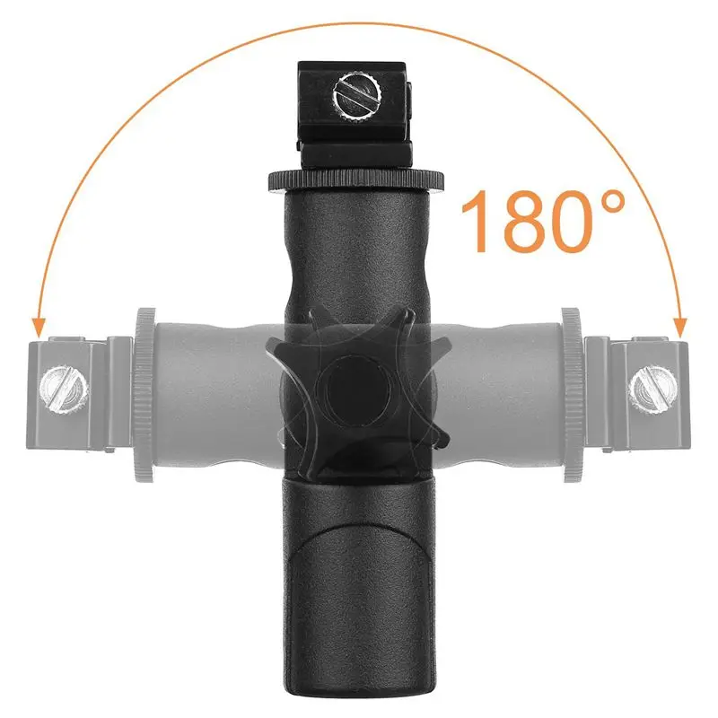  2Pack Camera Flash Speedlite Mount Swivel Light Stand Bracket with Umbrella Reflector Holder for Ca