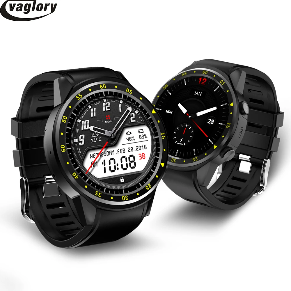 

Bluetooth Smart Watch F1 Dual Display Smartwatch Support Sim Card Heart Rate Monitoring Message Push for IOS Android Phones