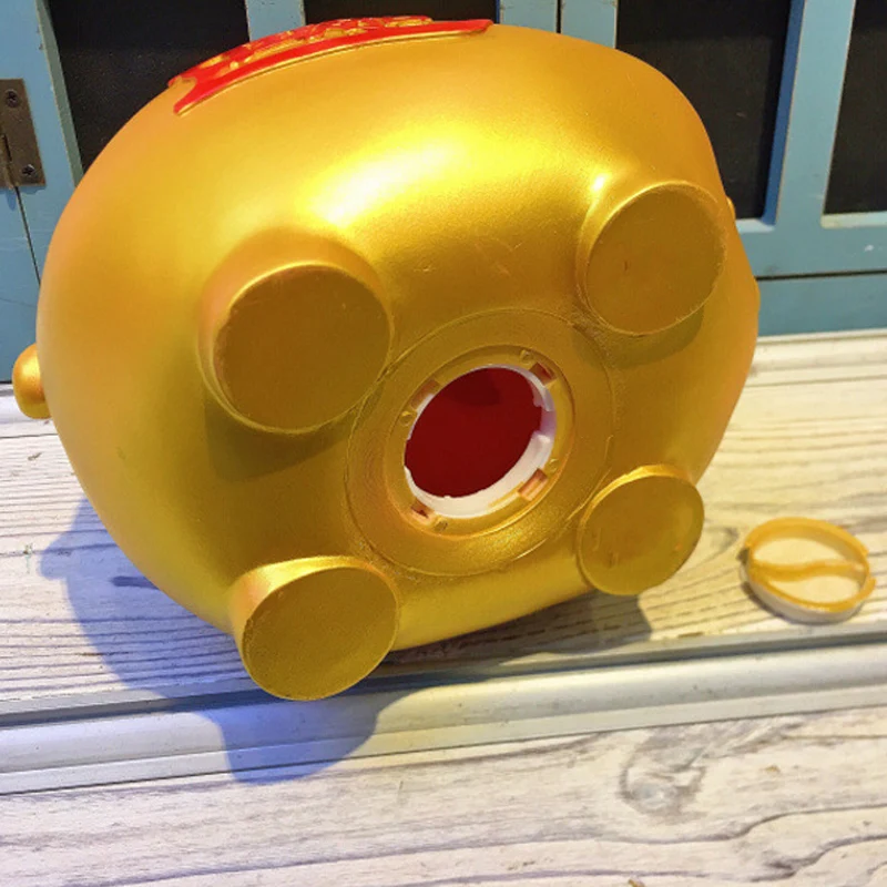 30X28CM Large Pig piggy bank Anti-fall Golden Pig Year Coins Storage Box For USD EURO GBP Money Oversized piggy bank