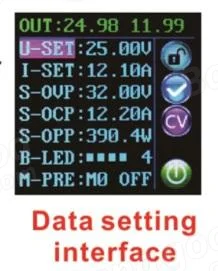 RUIDENG DPH5005 Buck-boost Converter Constant Voltage Current Programmable Digital Control Power Supply Color LCD Voltmeter 50V 5A