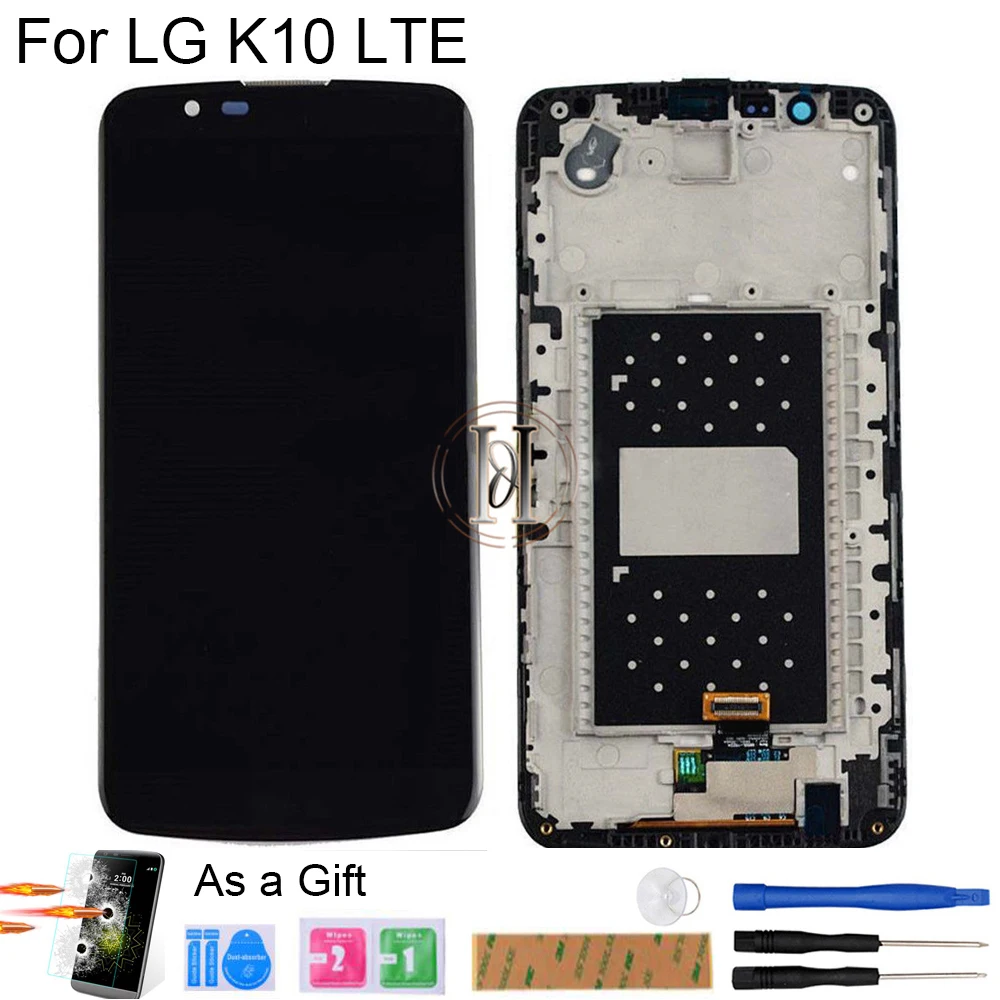 Без битых пикселей для LG K10/10 LTE ЖК-дисплей Дисплей сенсорный дигитайзер Стекло