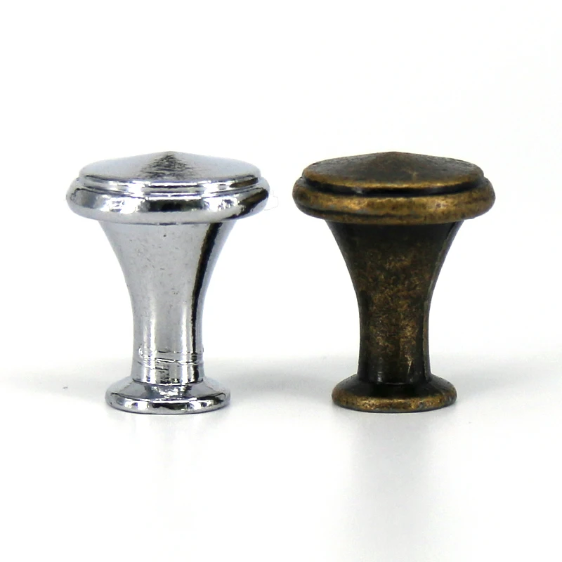 

1x Round Drawer Knob Vintage Silver/ Bronze Handle Cabinet Drawer Door Cupboard Pull Knob for Kitchen Bathroom Home Accessories
