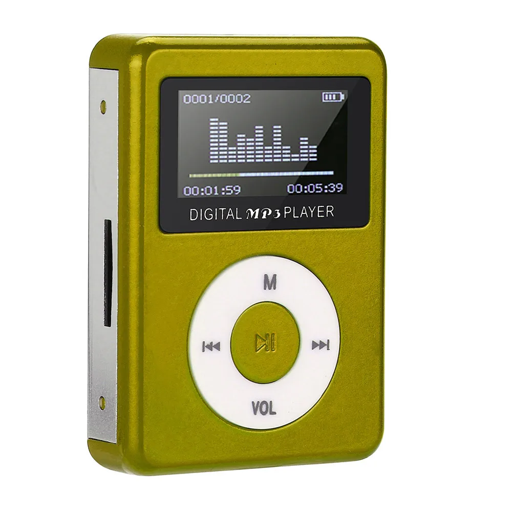 Новинка Hifi портативный зеркальный Мини USB цифровой ЖК экран Mp3 музыкальный плеер