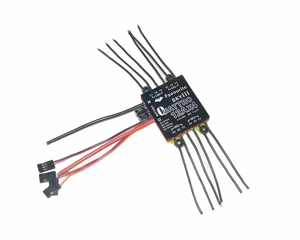 FVT SKY Esc 4-в-1 4 в 1 6A 12A 20A 30A Quattro 20A 4 UBEC 4 в 1 бесщеточный ESC для FPV Racer камеры RC Drone