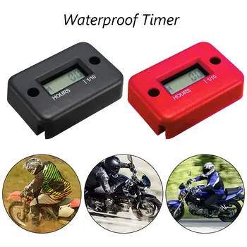 

Waterproof LCD Display Portable Digital Tach Hour Meter Tachometer Gauge for Gas Engine Snowmobile ATV Motorcycle Bike