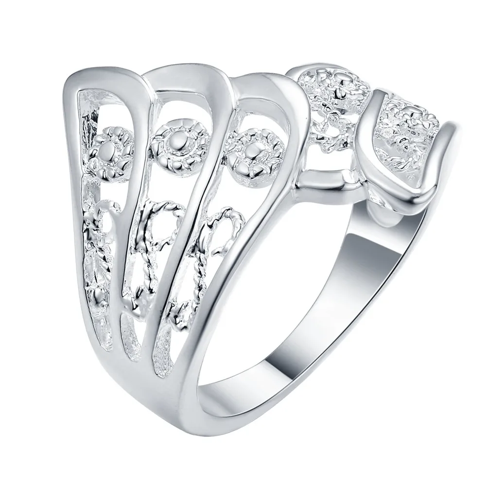 

wing beautiful Silver plated Ring Fashion Jewerly Ring Women&Men , /HUOBIYLP TUHWNYCT