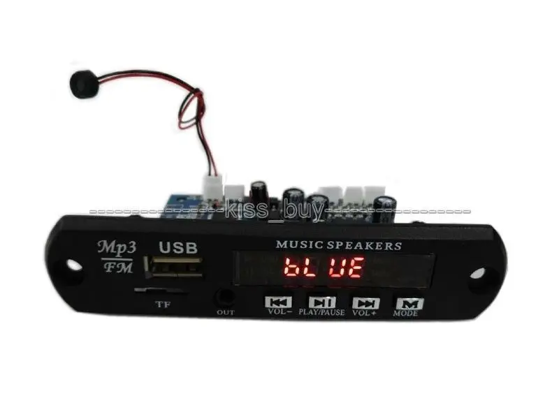 Усилитель Стерео DC 12V Bluetooth 4 2 15W + FLAC WAV MP3 APE аудио декодер плата для автомобиля Android.