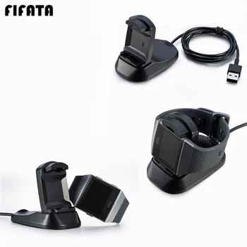 

FIFATA For Fitbit Ionic USB Power Charger Cable Holder Battery Charging Dock Charging Clip Cradle Accessories For Fitbit Ionic