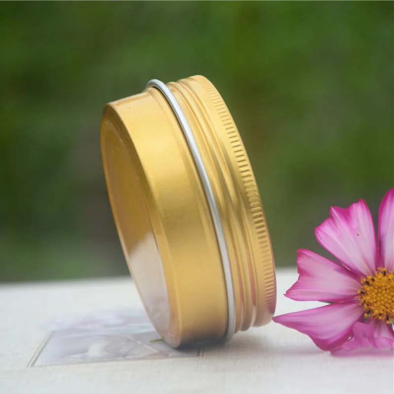 Frascos de Alumínio Lote 30g 60g Colorido Cosméticos Rosa Preto Ouro Cuidado Pessoal Creme Máscara Sabão Recipiente Embalagem Potes 50 Pçs - 10g 19 50 pçs lote 10g 30g 60g colorido