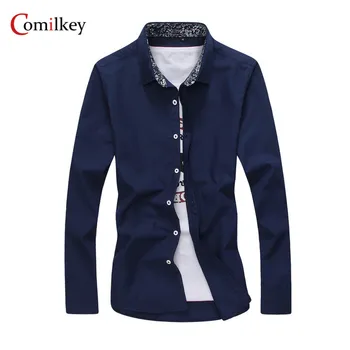 

Brand Clothing Mens Business Shirts Slim Long Sleeve Men Shirt Casual Camisa Social Masculina Male Shirt Chemise Homme