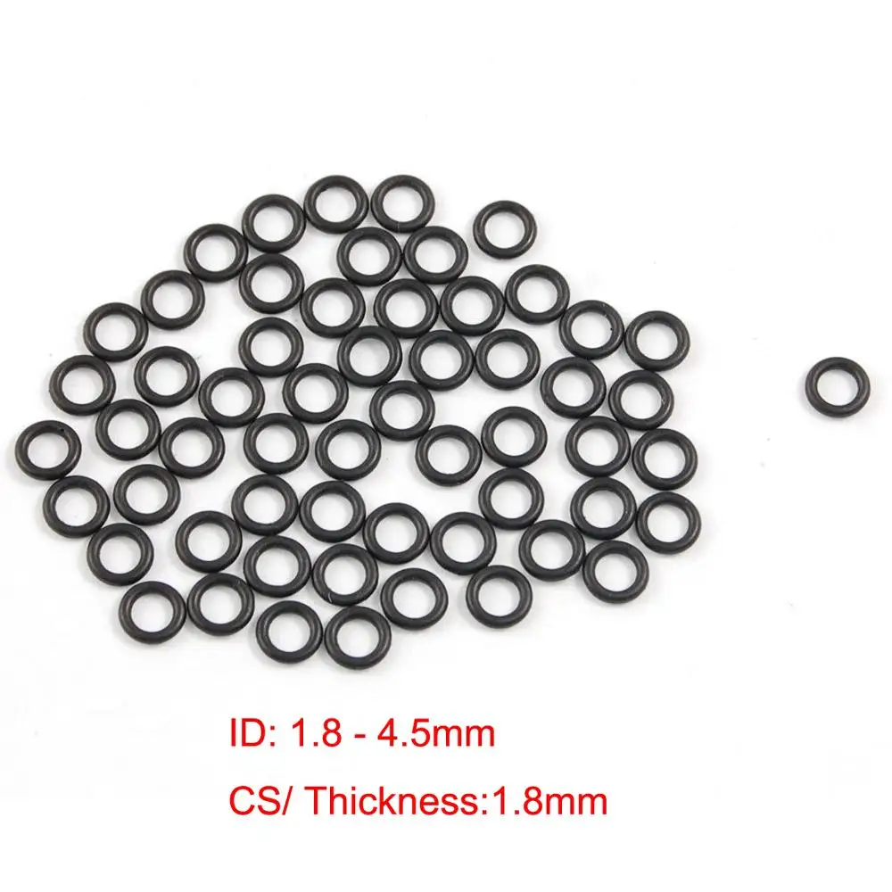 Pack de 5 Métrique Noir Nitrile O Anneaux-Divers Taille I/D & 2.5 mm à 3 mm C/S 