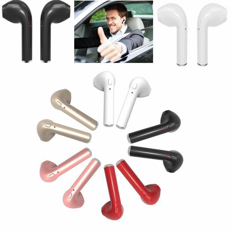 

I7 I7S TWS Bluetooth 5.0 earphones Wireless Headset Earbuds Portable Handsfree With Mic for all smart phone earphone for phones