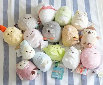 

San-X plush pendants Sumikko gurashi plush Stuffed Keychain Cartoon Sumikko Animal Stuffed Plush Toys