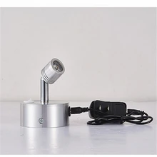 Провод подзарядка Li батарея 1 Вт/3 Вт Светодиодная точечная лампа для шкафа, удаление дисплея света для свадьбы, шоу, выставки