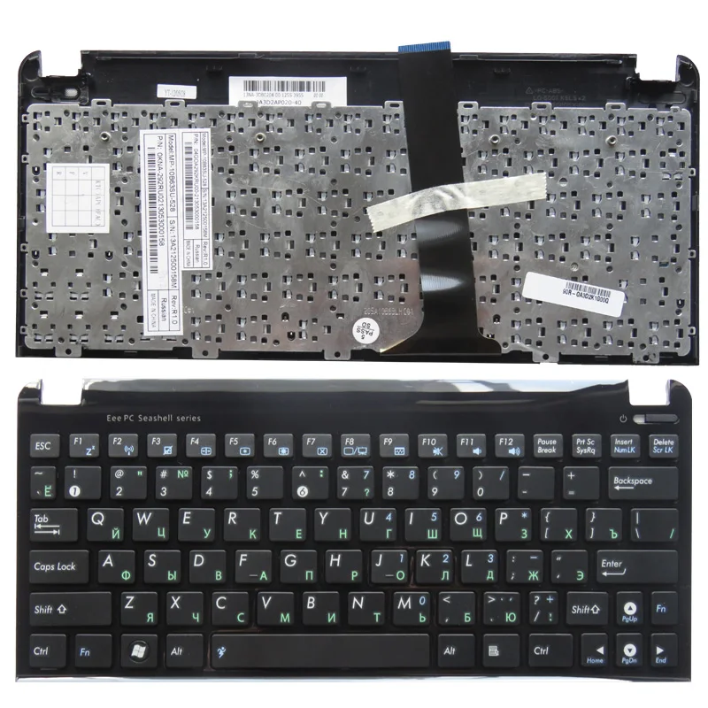 

Russia laptop keyboard For ASUS EeePC SeaShell 1015 1015B 1011PX 1015P 1015PE 1015PED 1015PEM 1015TX MP-10B63SU-528 1015BX RU