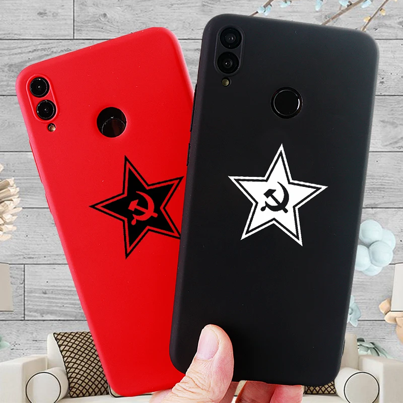 Россия новые чехлы для телефонов huawei Honor Note Mate10 Pro 20X Nova3 3i чехол Звезда Мягкие