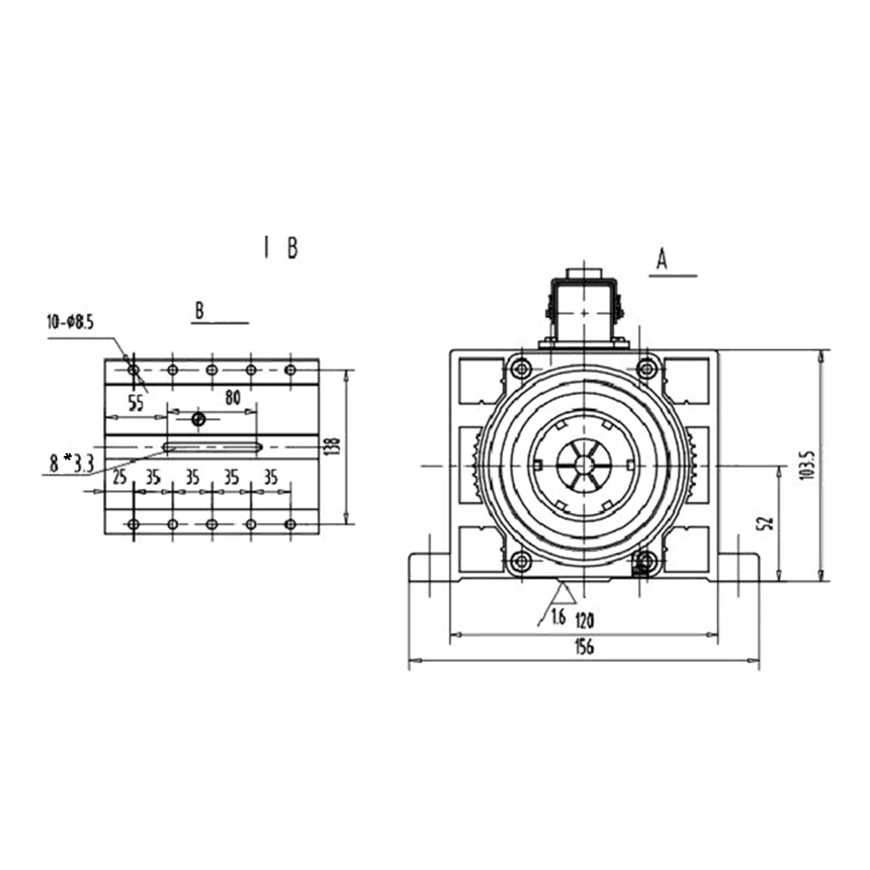 Daedalus квадратный с воздушным охлаждением 5KW 380 v мотор шпинделя CNC ER32 цанговый Высокое качество для фрезерного станка с ЧПУ Горячая