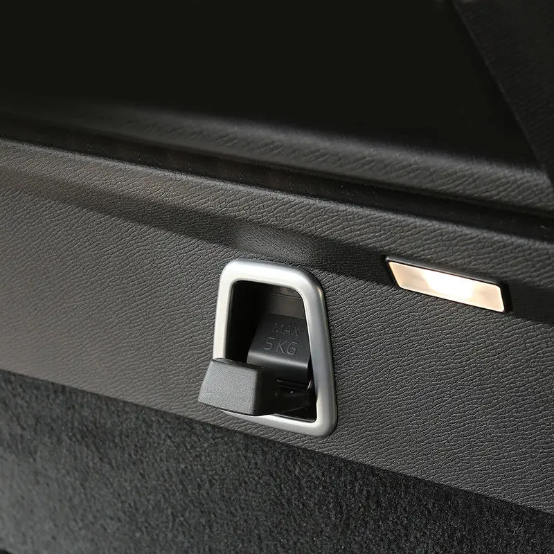 Chrome ABS Car Rear Cargo Trunk Hook Cover trims For 2015 2016 2017 VOLVO XC90 Car