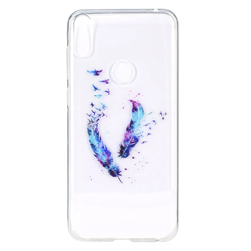 Чехол для Asus Zenfone Max Pro M1 ZB601KL прозрачный мягкий чехол из ТПУ цветные декоративные