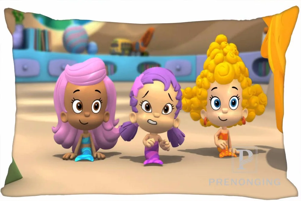 Лучшие наволочки на заказ Bubble Guppies молния на прямоугольную наволочку 35x45 см(с одной стороны)@ 180117-45