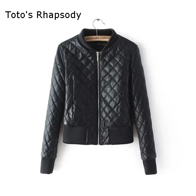 jaqueta couro bomber feminina