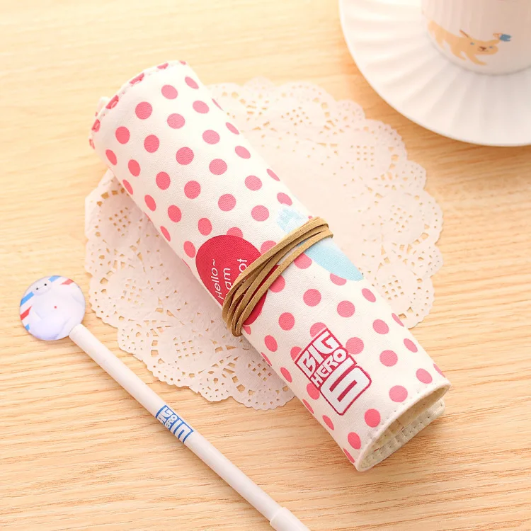 kids kawaii pencil case Cut canvas Pencil Bag for girls School creative pencil-case School Supplies gift