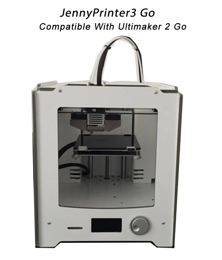 2017 Newest Assembled JennyPrinter 3 Go Compatible With Ultimaker 2 UM2 Go High Precision Auto Leveling 3D Printer