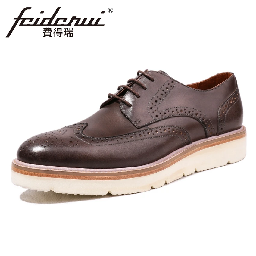 round toe brogue