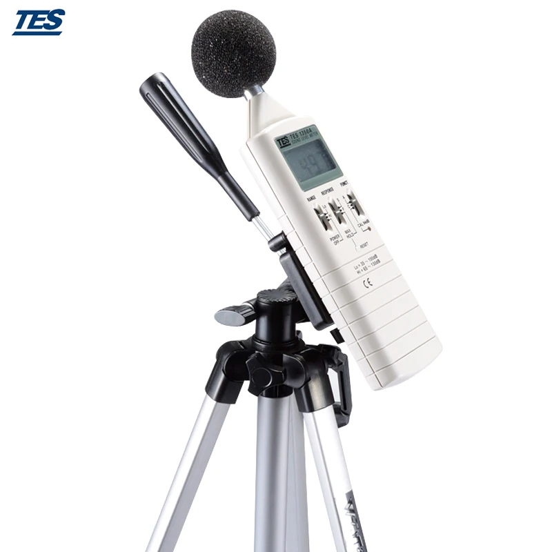 Tes-1350a звук указатель уровня Шум тестер со встроенным звуком калибратор, 0.1db Разрешение