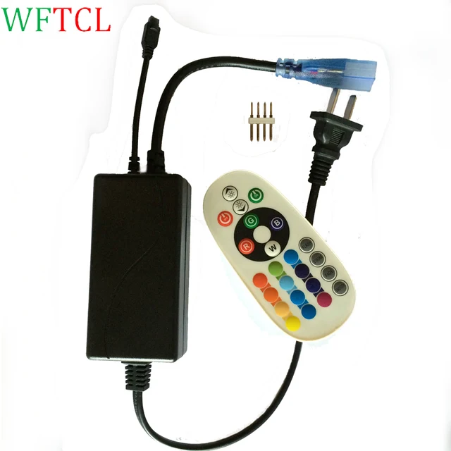 24 key rgb led strip light controller mini led strip light controller useu plug with 24 key remote control for ac110v 24 key rgb led strip light controller mini led strip light controller useu plug with 24 key remote control for ac110v