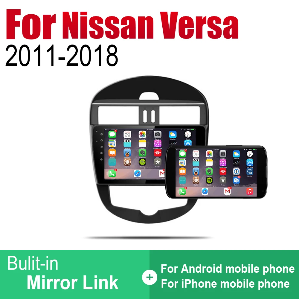 Автомобильный проигрыватель gps навигация для Nissan Versa 2011 2012 2013 автомобильный Android мультимедийная система Радио стерео