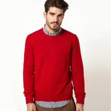 2017 Autumn Men Knitted Sweaters Sudaderas Limited Real O-neck Jumper Male 100% Cotton Pullover Sweater Solid Brand Clothing