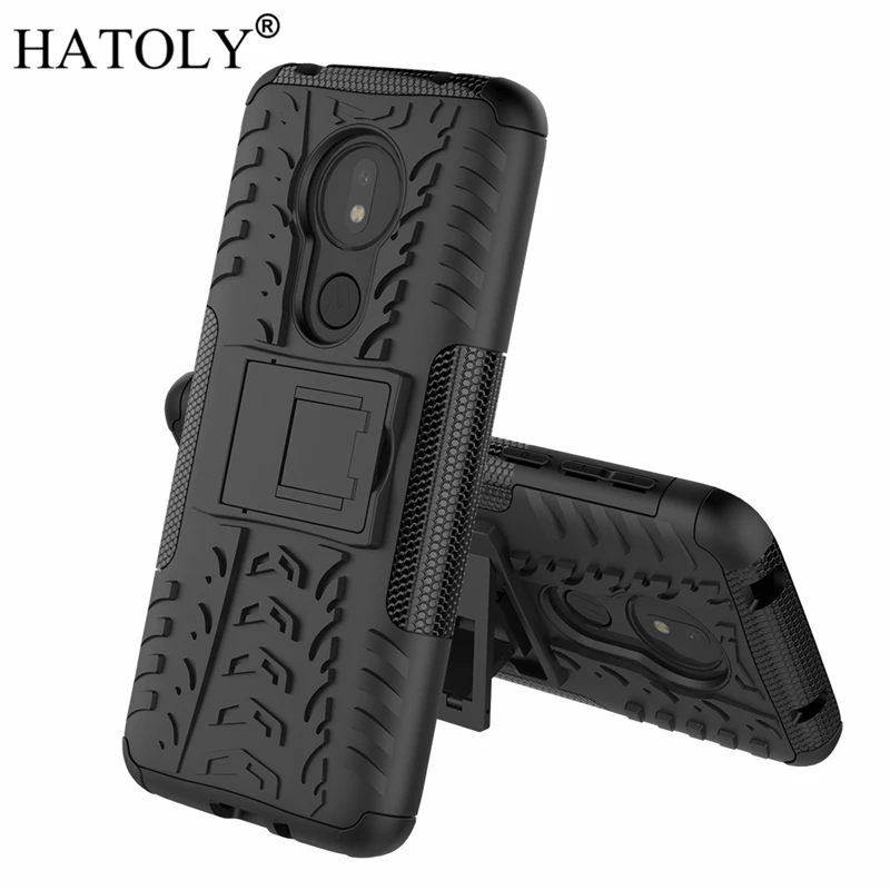 HATOLY For Cover Motorola Moto G7 Power Case Armor Shockproof Silicone Hard Plastic (US Version) | Мобильные телефоны и