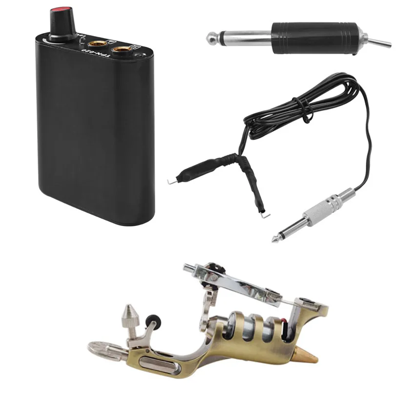 

Power Supply Tattoo Kits Rotary Machine Gun Foot Pedal Clip Cord Body Art Shader Liner Eyebrow Lip Eyeliner Permanent Makeup Set