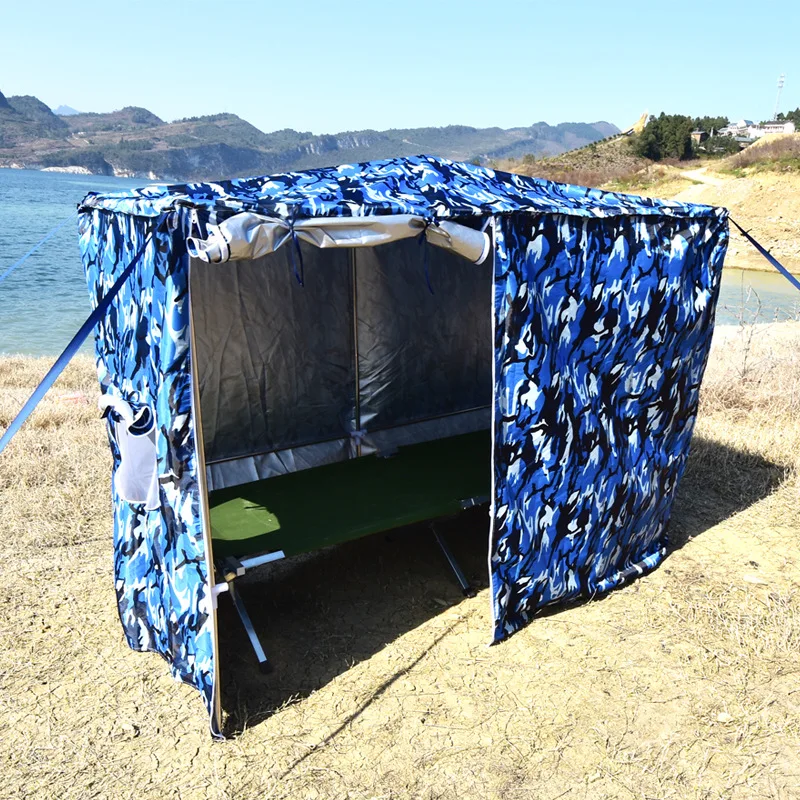 Наружная рыболовная палатка для одиночных людей, непромокаемая Ночная лесная палатка для зимней рыбалки, специальная Наружная палатка-кровать
