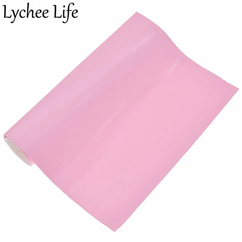 Lychee Life лакированная кожа гладкая ткань A4 PU 29X21 см кожаная ткань DIY Современная домашняя одежда текстиль швейная ткань аксессуары