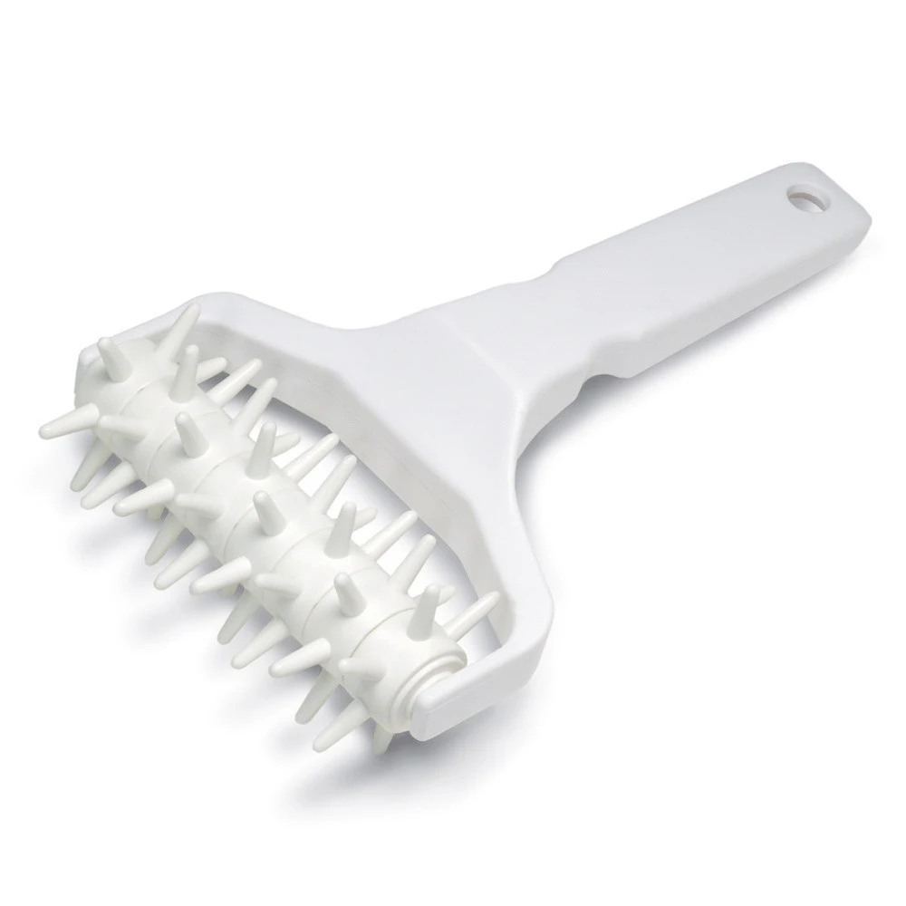 Plastic Pizza Pie Pastry Dough Docker Pizza Roll Dough Pitter Baking Tool White Plastic Pizza Pie Pastry Dough Docker Pizza Roll Dough Pitter Baking Tool White