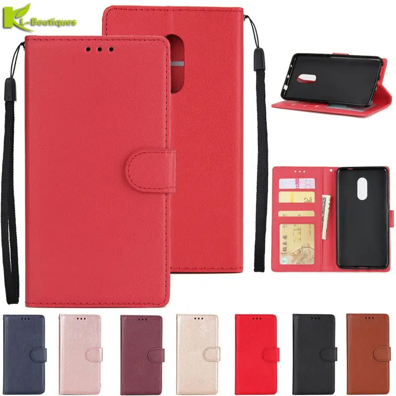

PU Leather Case on for Xiaomi Redmi Note 5 Pro Caso Cover for Redmi Note 5 Pro Note 4 4X Fundas Flip Wallet Phone Bag Case Coque