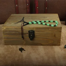 Zakka ретро деревянные окна с для хранения замок большой тайный с замком для хранения , чтобы сделать старый деревянный большой