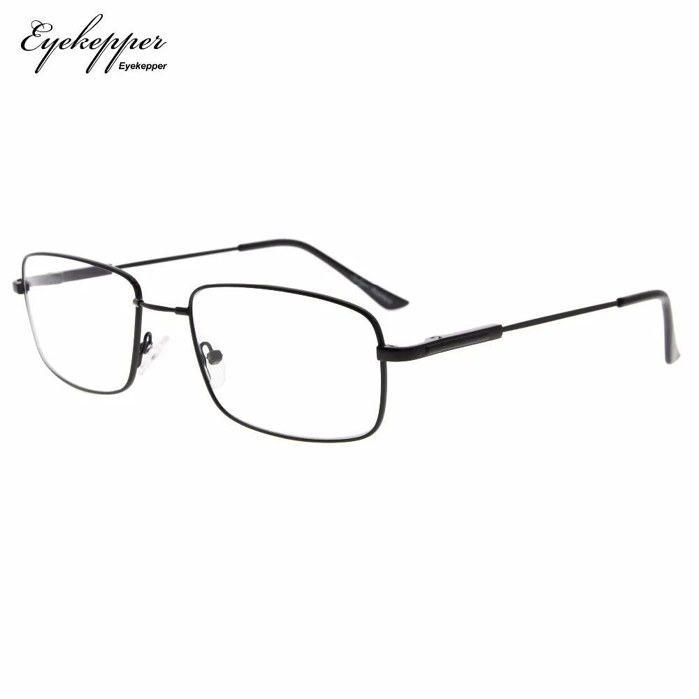 R1701 Eyekepper гибкие титановые очки для чтения памяти мужчин и женщин полуобода + 0 00 ~ 4