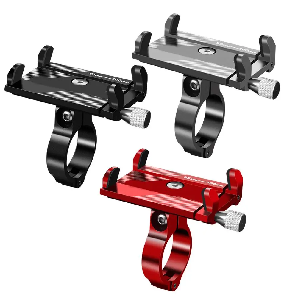 

Aluminum Alloy Bicycle Mobile Phone Seat Navigation Anti-shake Mountain Bike Road Bike Motorcycle Bicycle Mobile Phone Holder