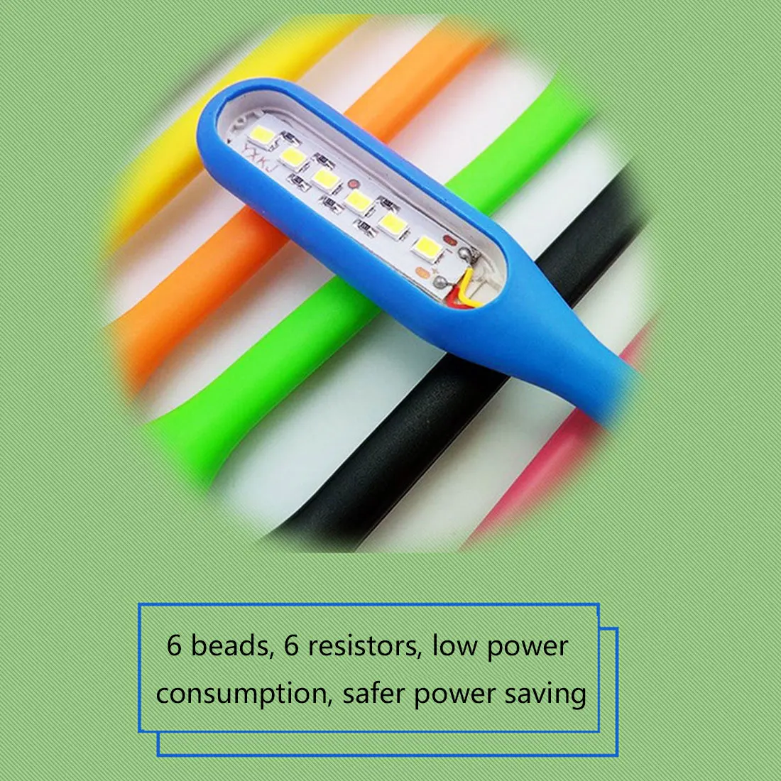Светодиодный светильник мини Регулируемый гибкий USB PC/notebook ночник для чтения книг