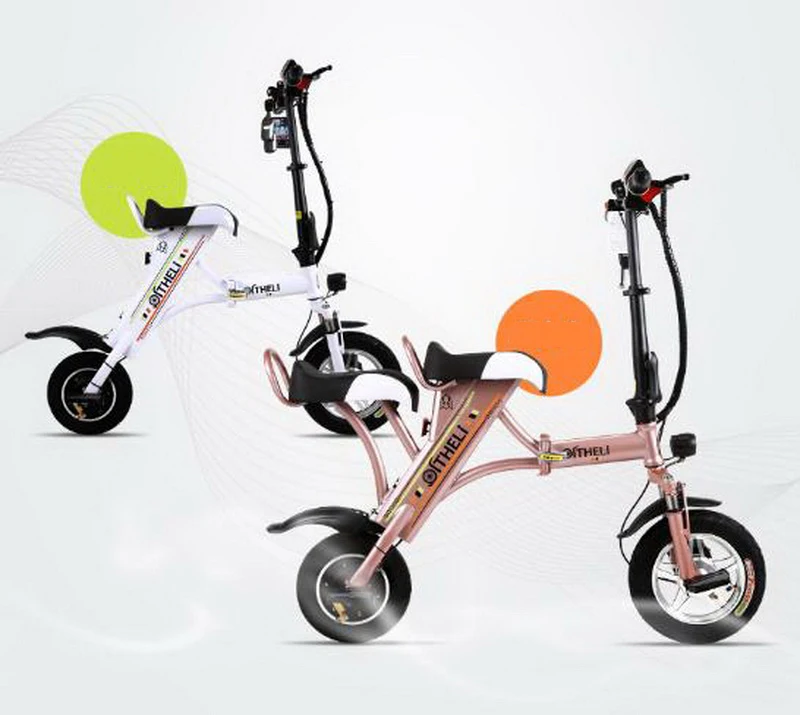Flash Deal 261012/Folding electric bicycle / mini battery car / male on behalf of the drive lithium single double adult step scooter 3