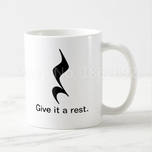 Without Music Life Would Be a Flat Coffee Mug Music Teacher gifts Unique Gift Idea Lovely Tea Cup 15 Ounce
