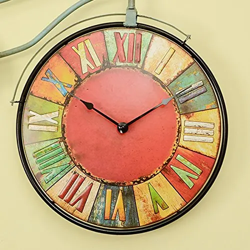 Ретро Стиль творческий велосипедов настенные часы, украшения из кованого железа персонализированные Тихая часы