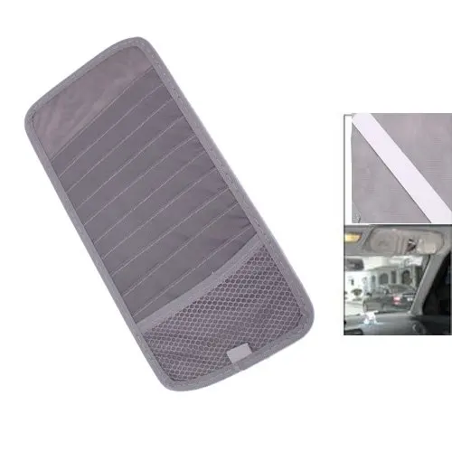 

AUTO Grey Car Sun Visor 12 Disc CD DVD Card Case Wallet Storage Holder Organizer