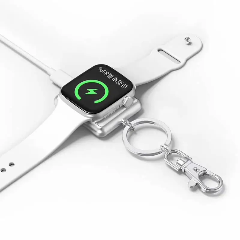 Кольцо для ключей магнитное Беспроводное зарядное устройство Apple Watch Series 4 3 2 1